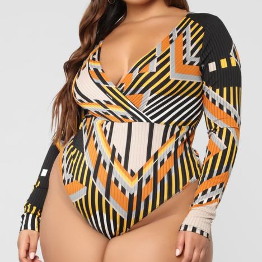NWT Fashion Nova Tear Me Apart Bodysuit 3X
